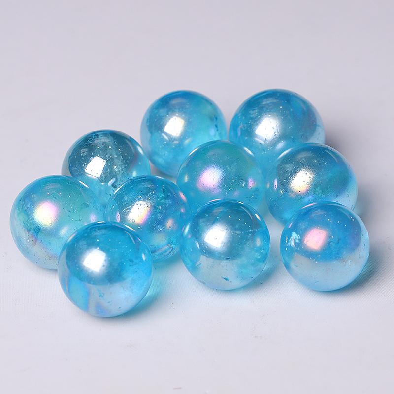 0.25kg Aura Blue Crystal Spheres Wholesale Crystals