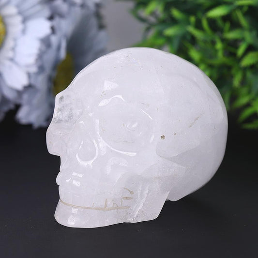 Clear Quartz Crystal Skull Carvings Wholesale Crystals