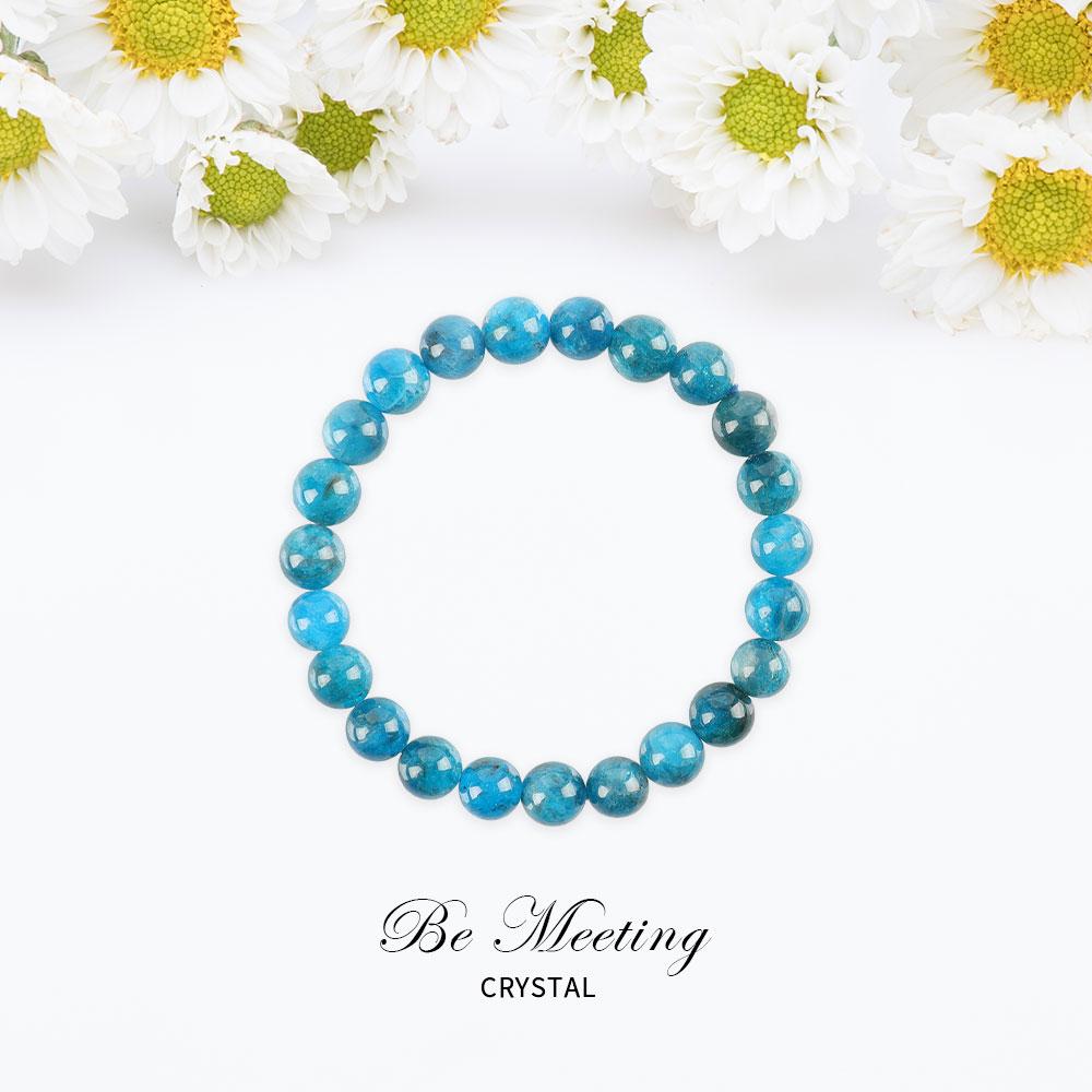 8mm Blue Apatite Bracelet Wholesale Crystals