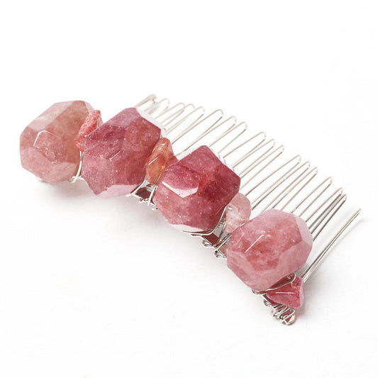 Strawberry Quartz Crystal Crown Comb Wholesale Crystals