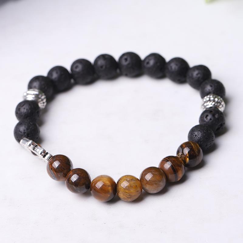 85mm Volcanic with Crystal Bracelet Wholesale Crystals