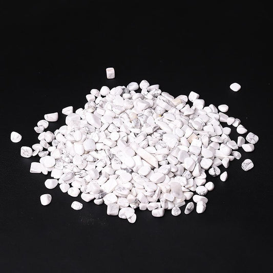 0.1kg Different Size Howlite Chips Crystal Chips for Decoration Wholesale Crystals