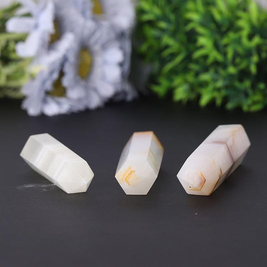 Wholesale Bulk Natural Crystal Afghan White Jade R Crystal Points Wholesale Crystals