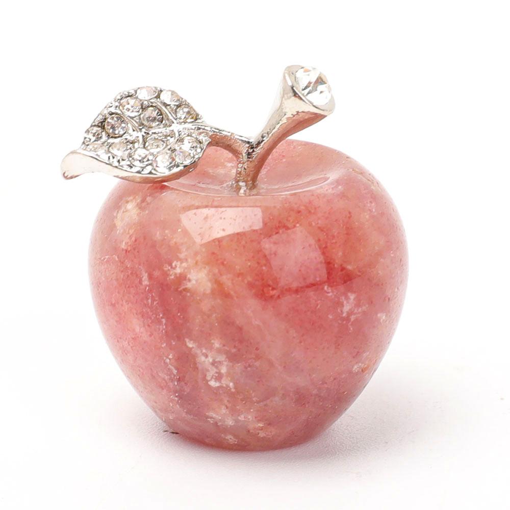 Crystal Apples for Christmas Decoration Wholesale Crystals