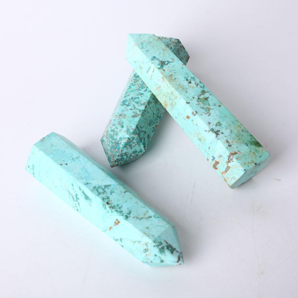 Set of 3 Chrysocolla Crystal Points Wholesale Crystals