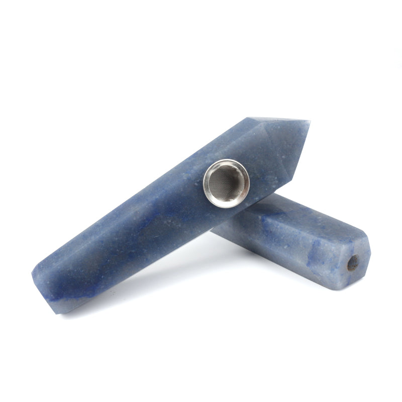 Blue aventurine Smoking Pipe wholesale support mixed customization Wholesale Crystals