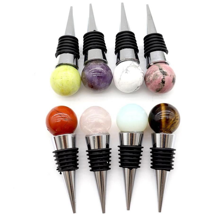 Crystal Carvings Gemstone Wine Stoppers Wholesale Crystals