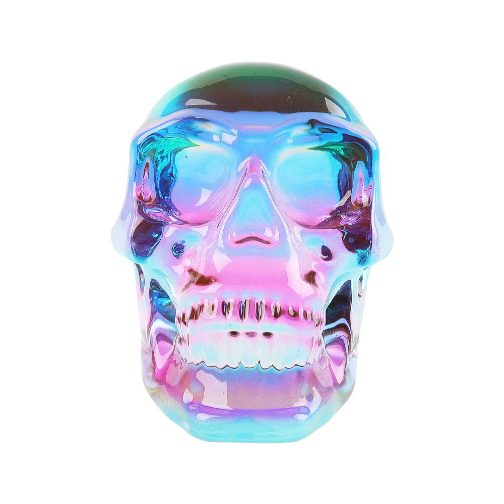 Aura Crystal Rainbow Skull Carving on Discount Wholesale Crystals