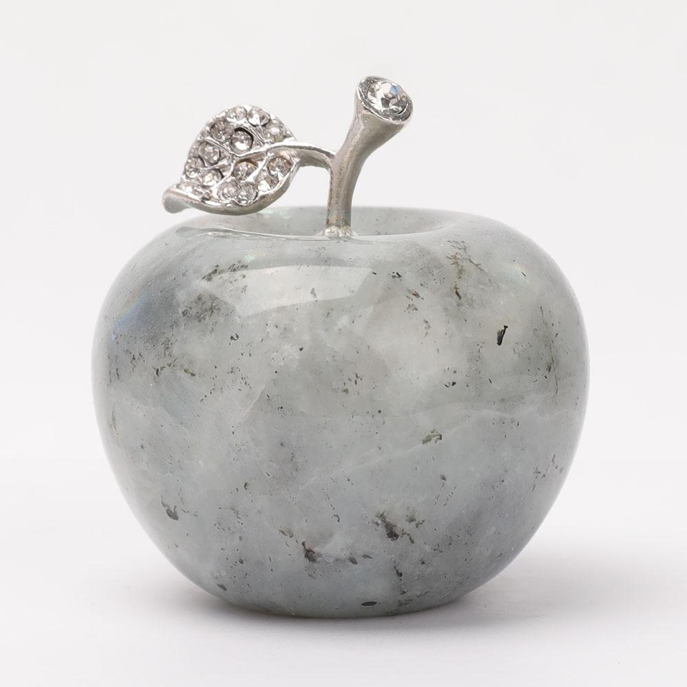 2" Crystal Apple Carvings Wholesale Crystals