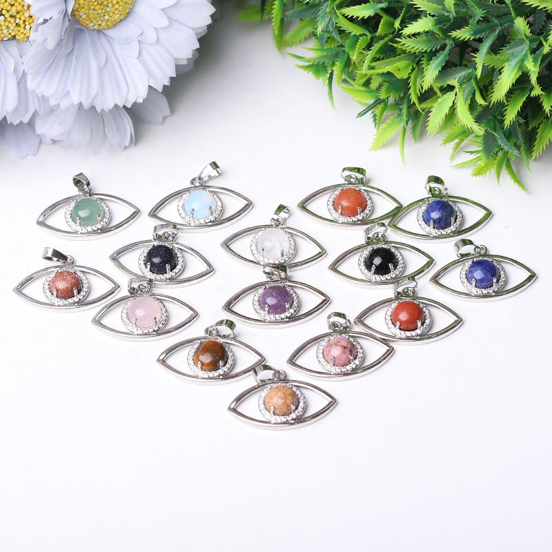 1.3" Devil's  Eye Pendant Wholesale Crystals