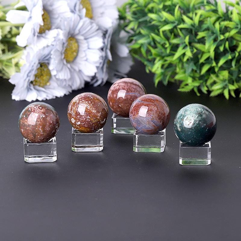 2.0"-4.0" Ocean Jasper Sphere Wholesale Crystals