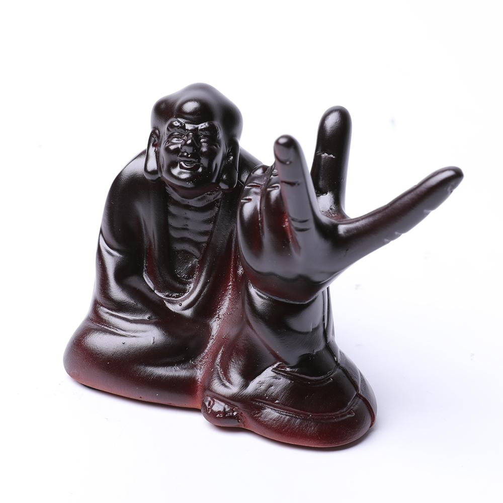 Resin Happy Buddha Statue Stand Wholesale Crystals