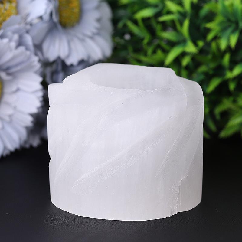 3" Selenite Candle Holder Wholesale Crystals