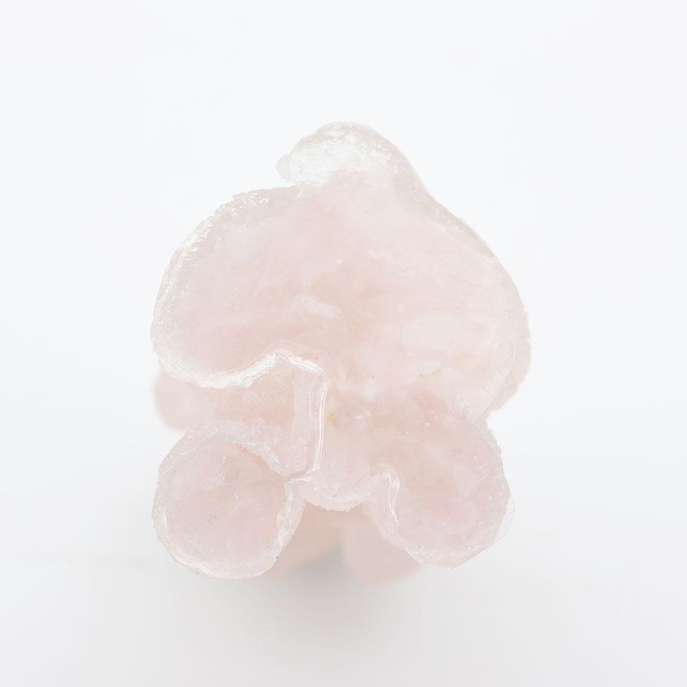 Resin Dog Figurines with Rose Quartz Gravel Toy Poodle for Kids Gifts Wholesale Crystals