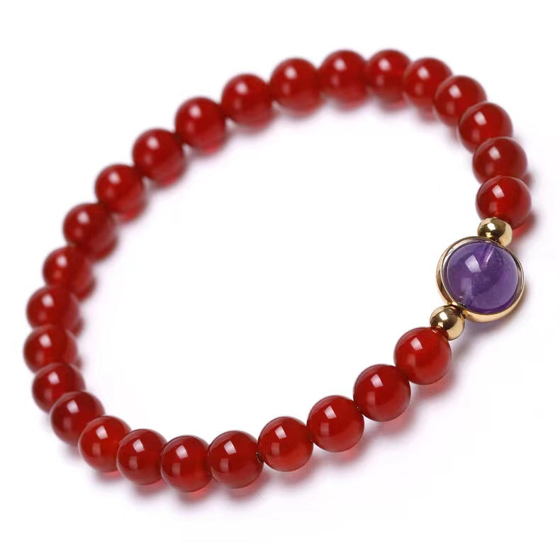 6mm Carnelian New Design Crystal Bracelet Bulk Wholesale  Wholesale Crystals