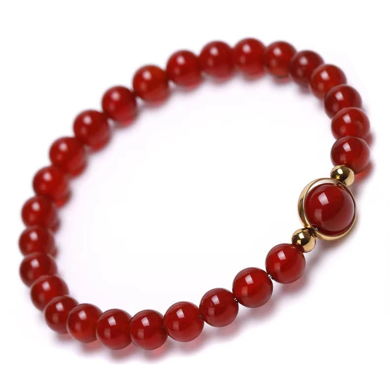 6mm Carnelian New Design Crystal Bracelet Bulk Wholesale  Wholesale Crystals