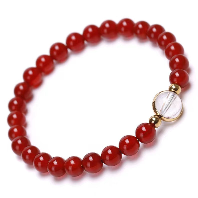 6mm Carnelian New Design Crystal Bracelet Bulk Wholesale  Wholesale Crystals