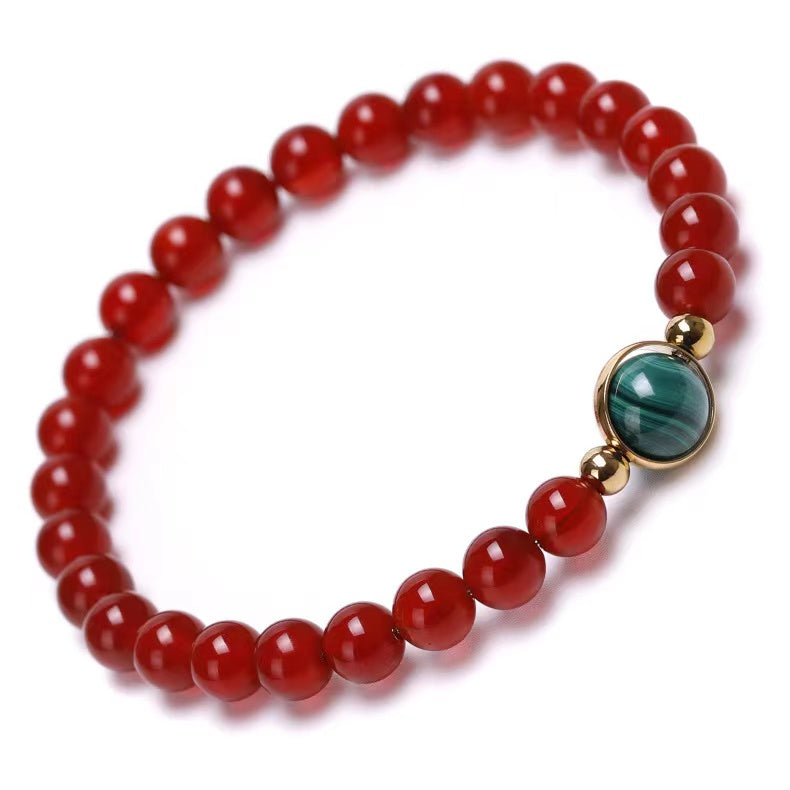 6mm Carnelian New Design Crystal Bracelet Bulk Wholesale  Wholesale Crystals