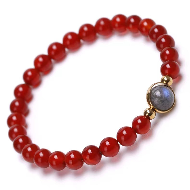 6mm Carnelian New Design Crystal Bracelet Bulk Wholesale  Wholesale Crystals