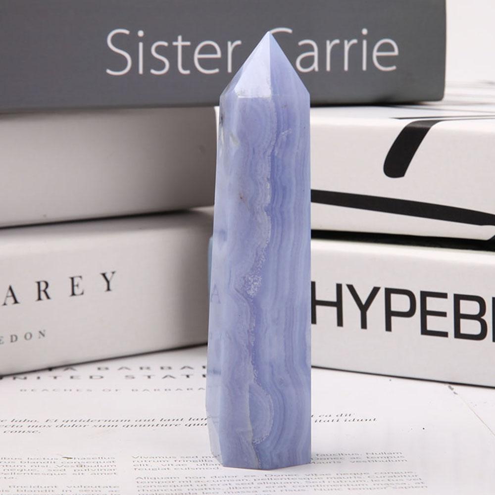 Blue Lace Agate Point Wholesale Crystals