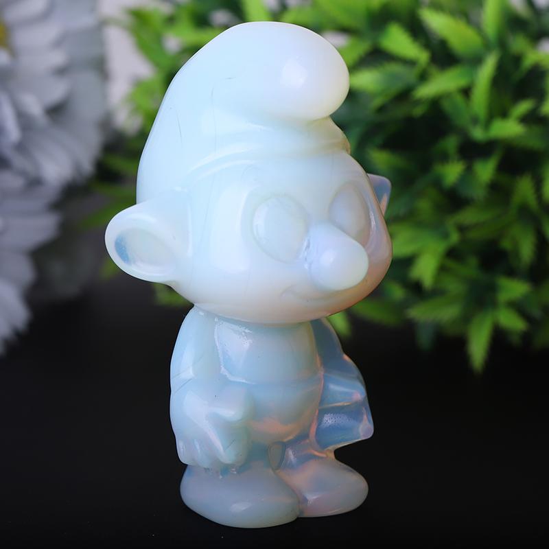 2.8" Opalite Smurfs Crystal Carvings Wholesale Crystals