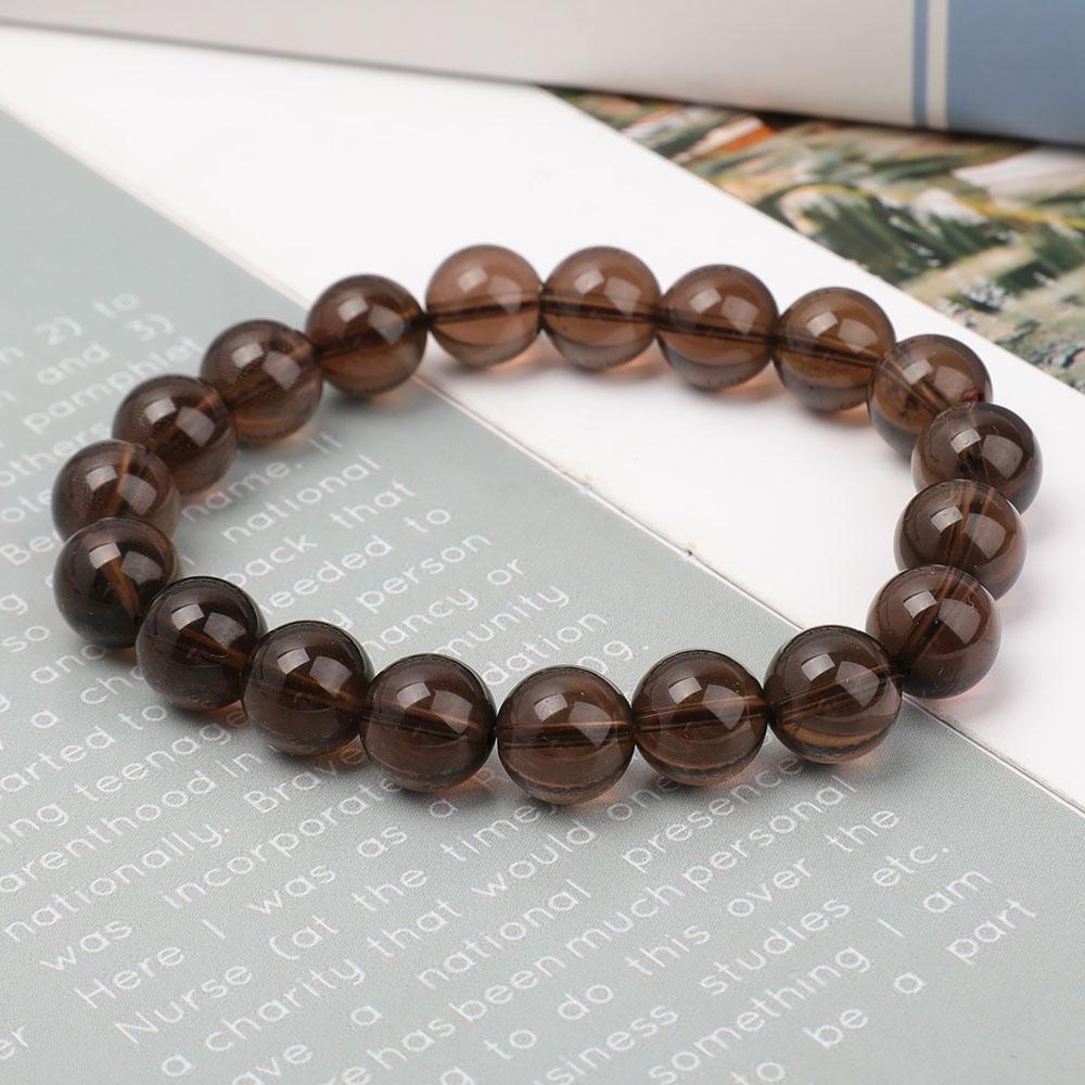 10.5mm Smoky Quartz Bracelet Wholesale Crystals