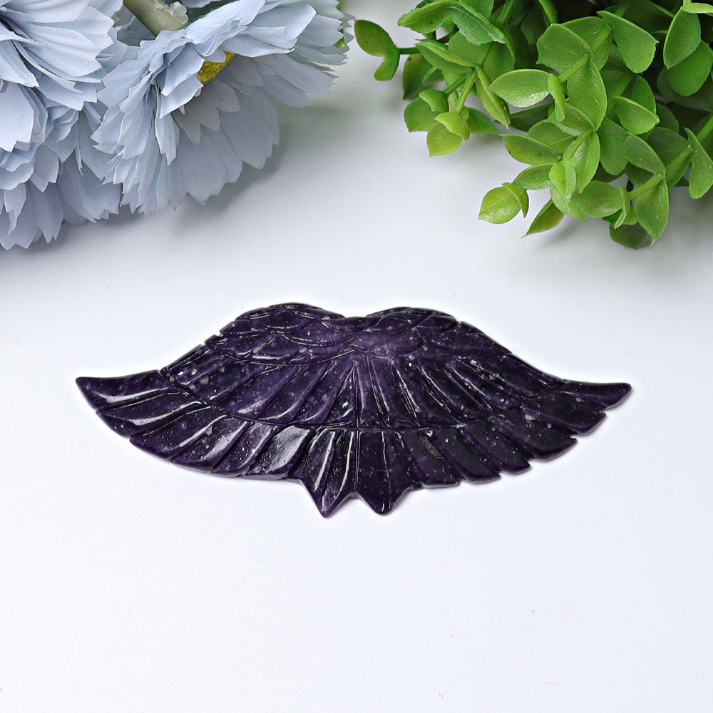 4.7" Angel Wings Crystal Carvings Wholesale Crystals