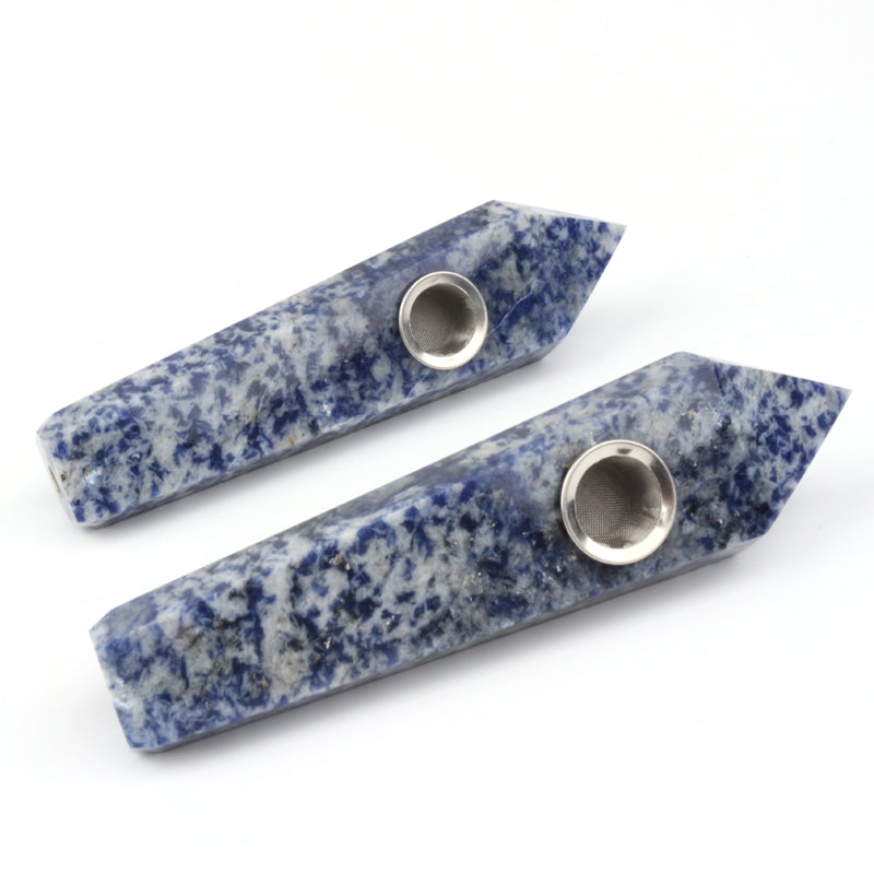 Blue dot Smoking Pipe wholesale support mixed customization Wholesale Crystals