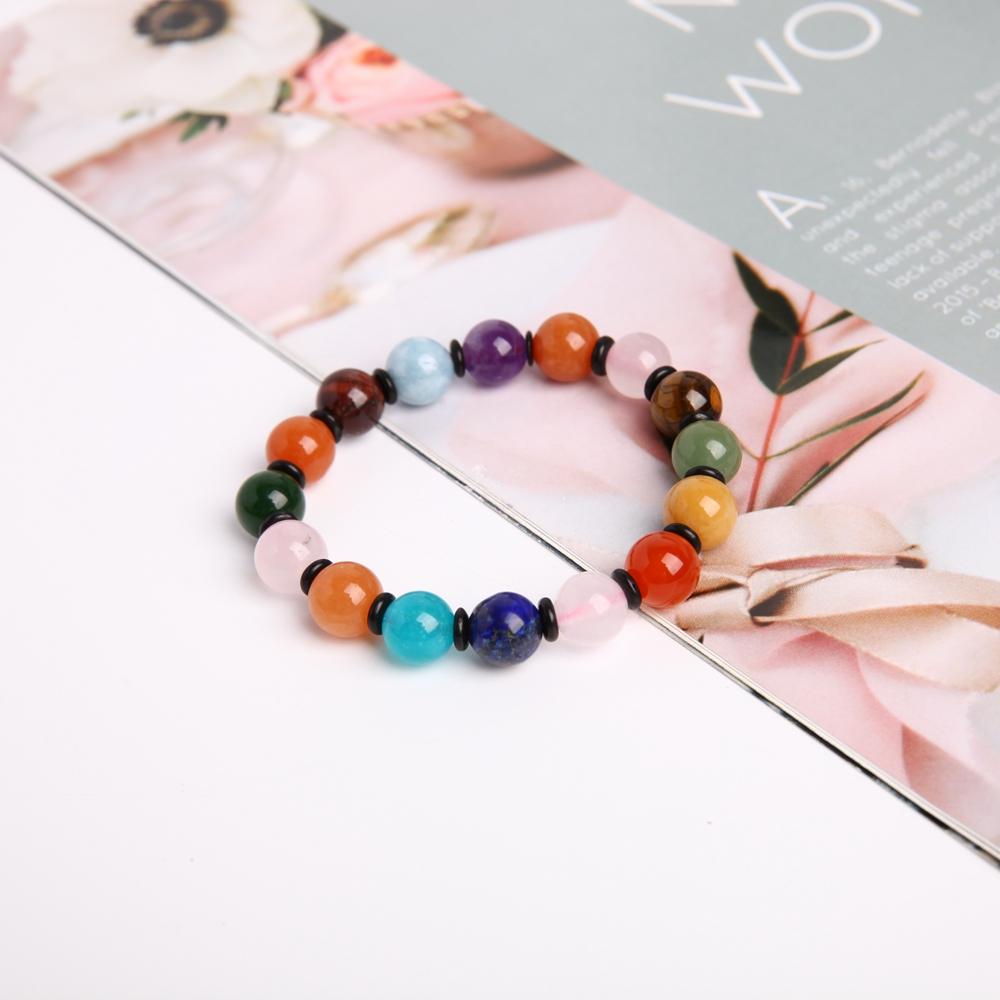 10mm Chakra Crystal Bracelet Wholesale Crystals