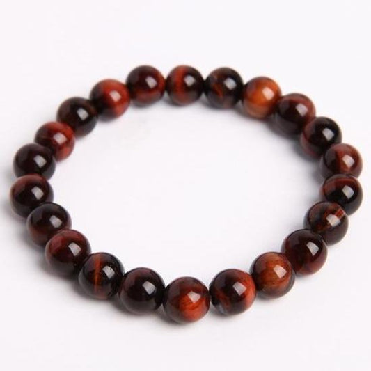 8mm Red Tiger Eye Crystal Bracelet Wholesale Crystals