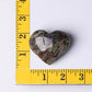 2.0-2.5"Dragon Blood Stone Heart Shape Crystal Carvings Wholesale Crystals