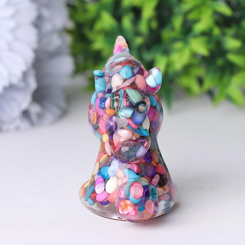 2.5"-3.0" Resin Unicorn Crystal Carvings Wholesale Crystals