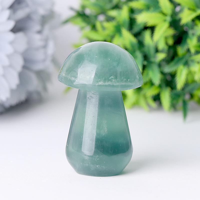 2" Fluorite Mushroom Crystal Carvings Wholesale Crystals