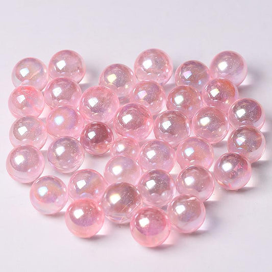0.5-0.7'' High Quality Pink Aura Crystal Spheres Crystal Balls for Healing Wholesale Crystals