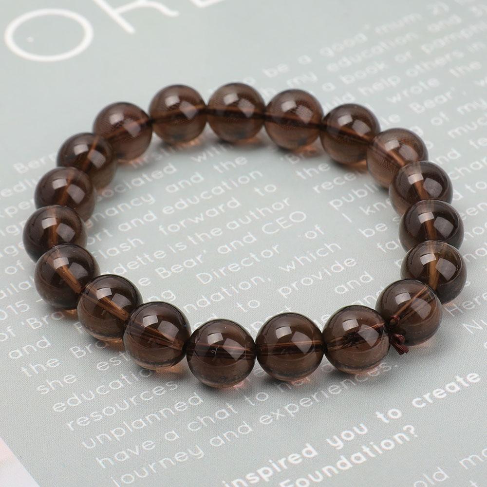 10.5mm Smoky Quartz Bracelet Wholesale Crystals