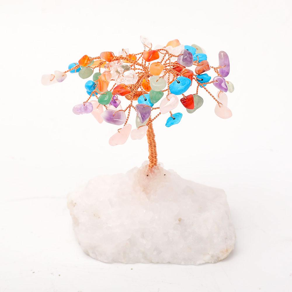 Crystal Mixed Chips Colorful Lucky Tree Wholesale Crystals