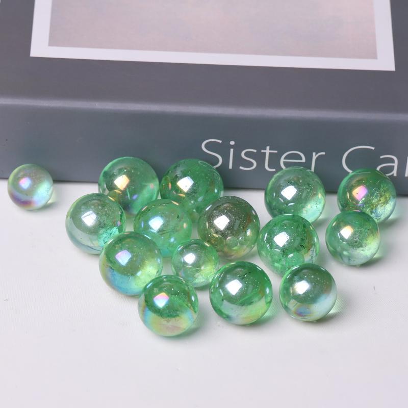 0.25kg Aura Green Crystal Sphere Wholesale Crystals