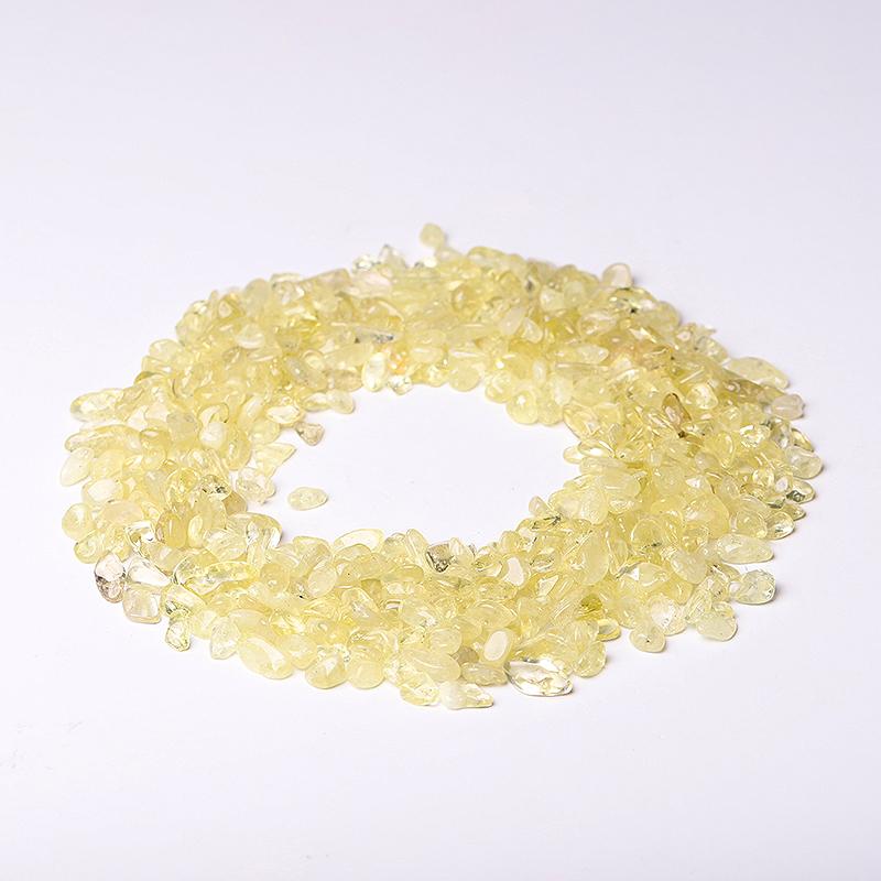 0.1kg Different Size Citrine Chips for Decoration Wholesale Crystals