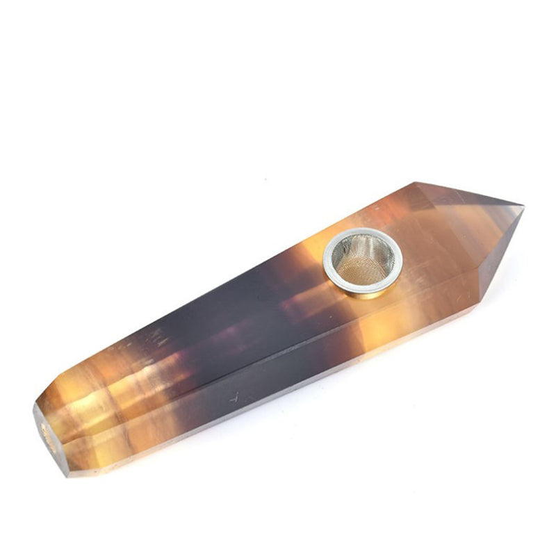 Yellow fluorite Smoking Pipe wholesale support mixed customization Wholesale Crystals