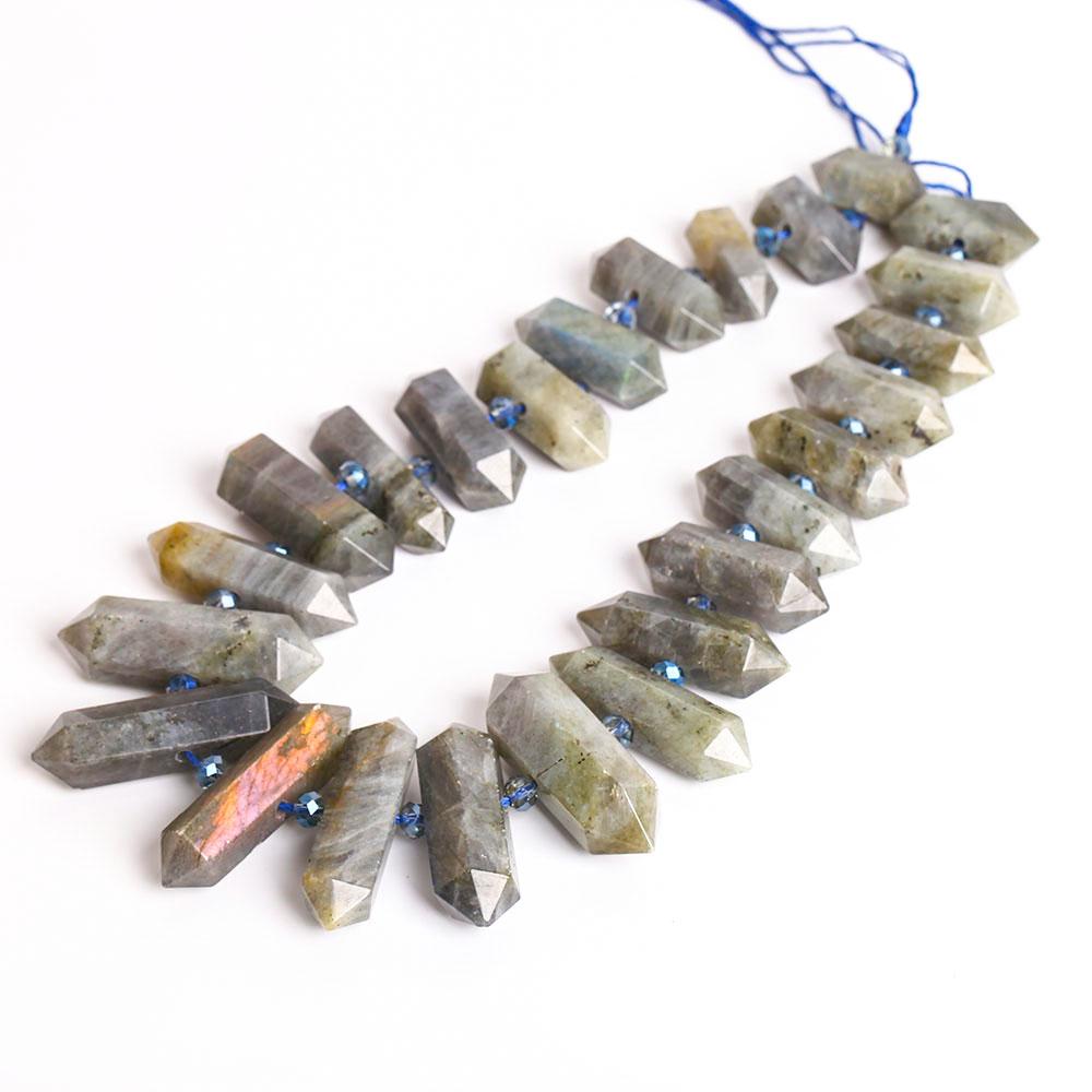 Natural Crystal Point Chain Strings Use for DIY Wholesale Crystals