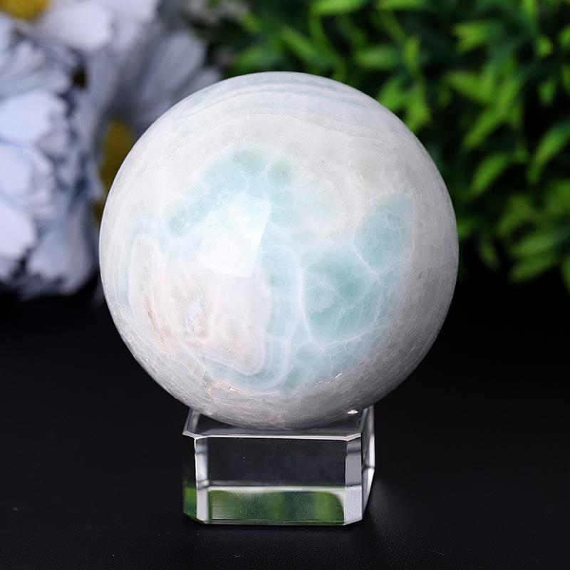 2.0"-4.0" Larimar Sphere Wholesale Crystals