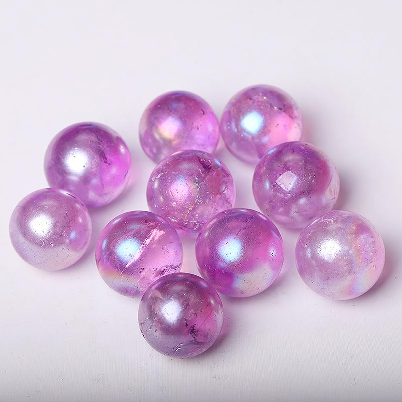 0.25kg Aura Purple Crystal Sphere Wholesale Crystals