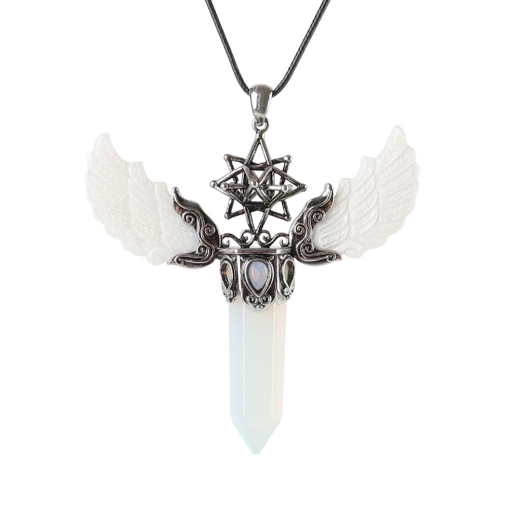 Crystal Point Vintage Wing Pendant Wholesale Crystals