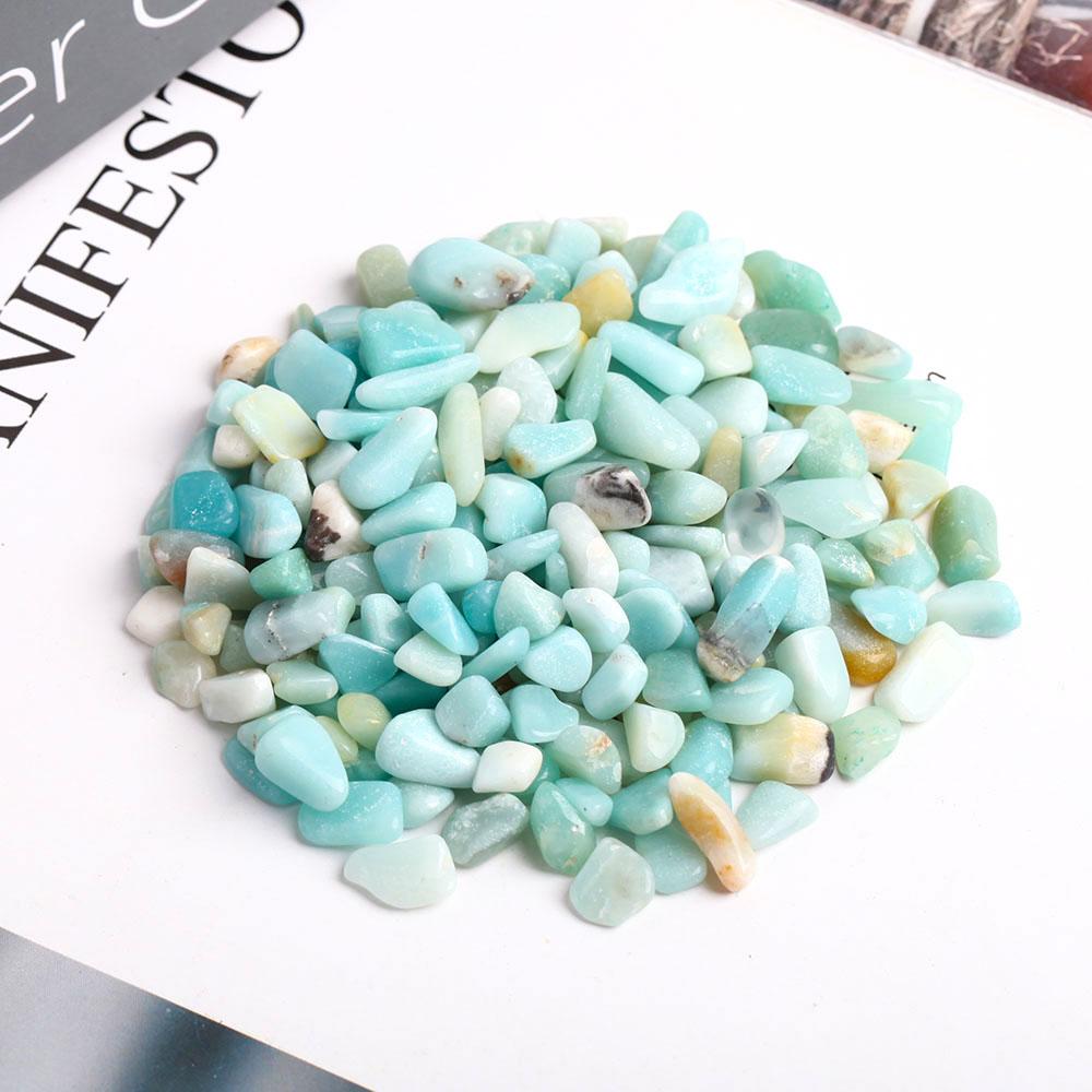 0.1kg Sky Blue Stone Crystal Chips 5-7mm Wholesale Crystals