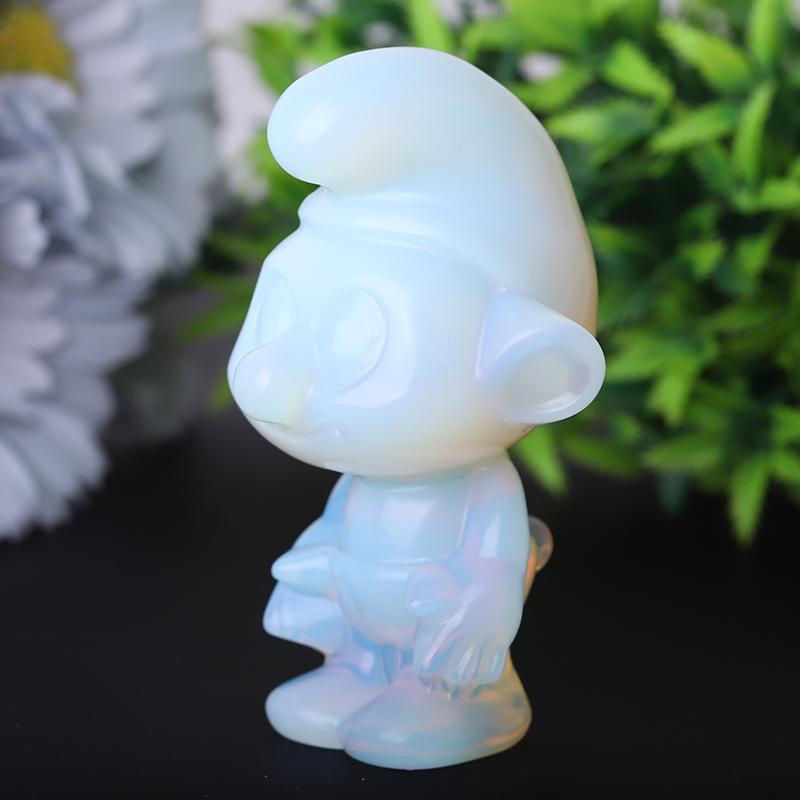 2.8" Opalite Smurfs Crystal Carvings Wholesale Crystals