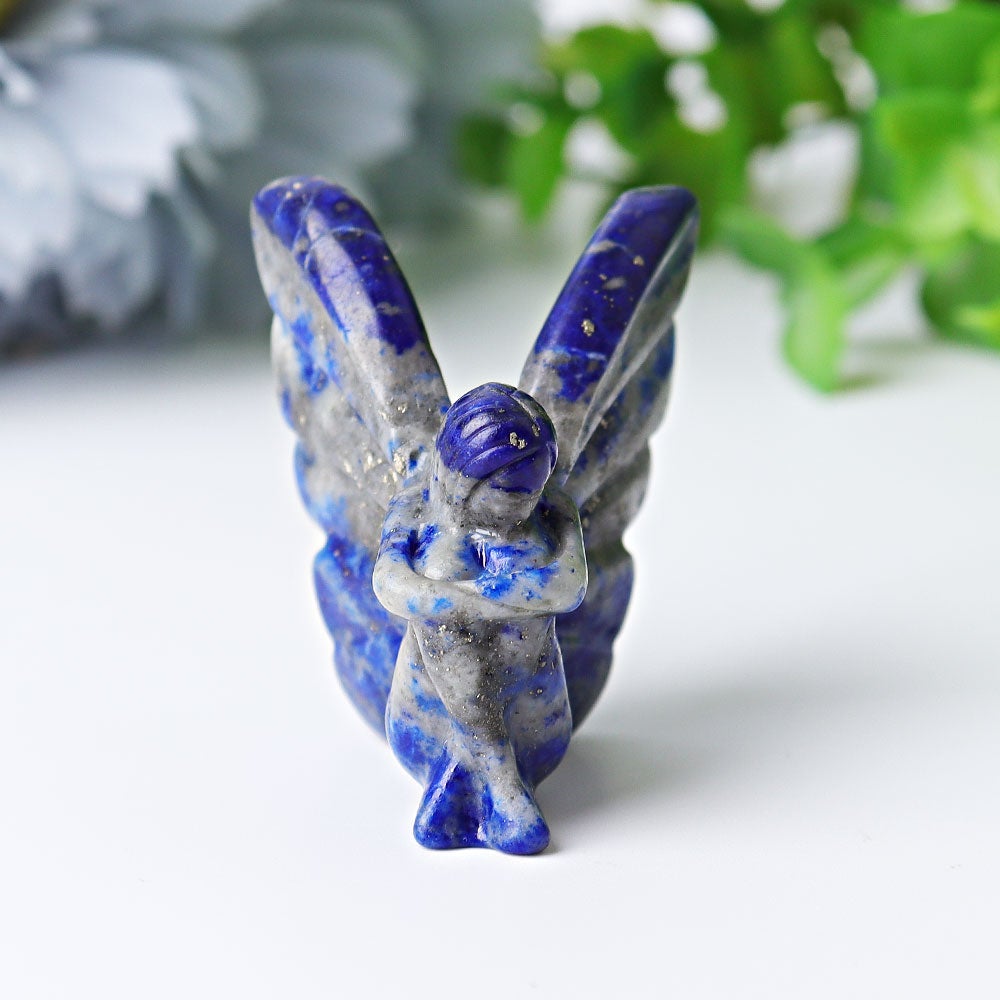 1.5" Lapis Fairy Crystal Carvings Wholesale Crystals