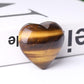 2" Tiger's Eye Heart Crystal Carvings Wholesale Crystals