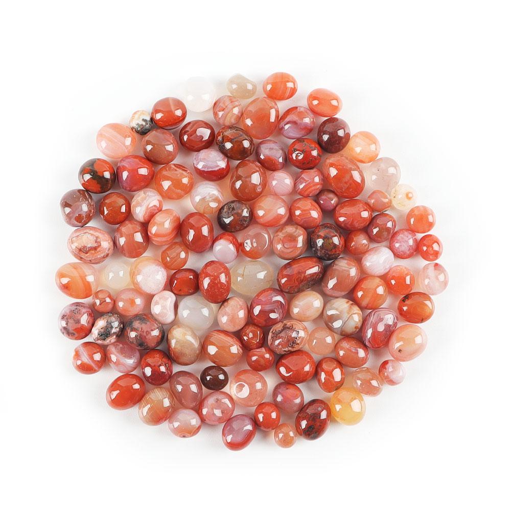 0.1kg Carnelian Tumbled Chips Stone Crushed Crystal Quartz Irregular Shaped Stones Wholesale Crystals