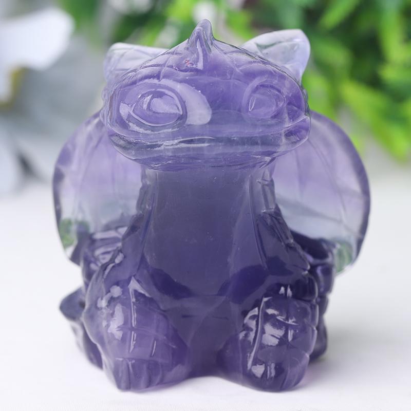 2.5" Fluorite Toothless Crystal Carvings Wholesale Crystals