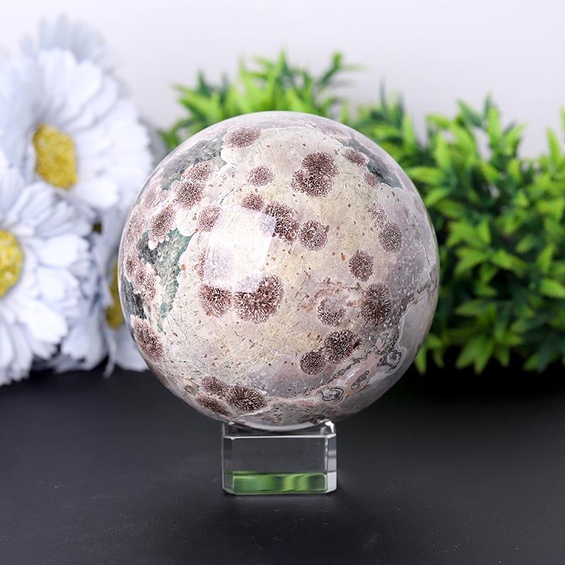 2.5"- 4.0" Firework Agate Sphere Wholesale Crystals